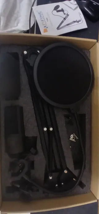 Micrófono Gaming Fifine con Soporte y Filtro