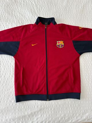 Chaqueta F.C. Barcelona Nike Roja y Azul