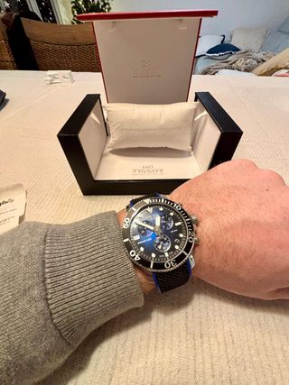 Tissot Seastar 1000 Chronograph Acero Azul