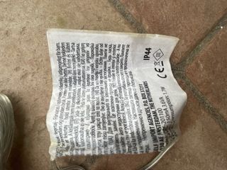 Luci d'albero trasparenti e bianche