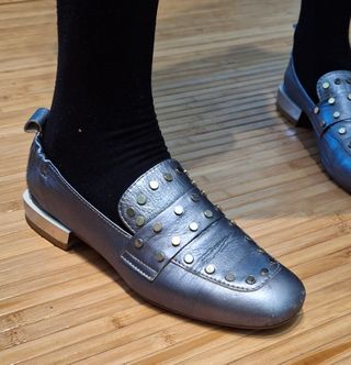 Zapatos Alpe Mujer Talla 37 Plateados