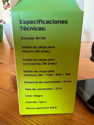 Cargador 3 en 1 Qi2 MagSafe Friendly