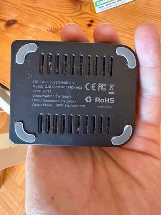 Cargador 3 en 1 Qi2 MagSafe Friendly