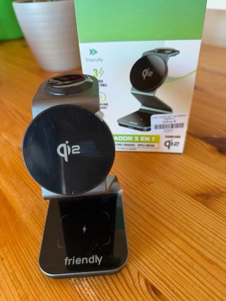 Cargador 3 en 1 Qi2 MagSafe Friendly