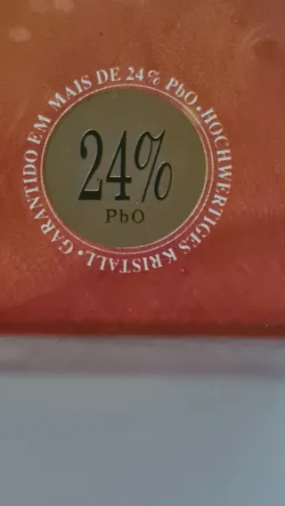 Caixa c/ 6 cálices licor Cristal d'Arques