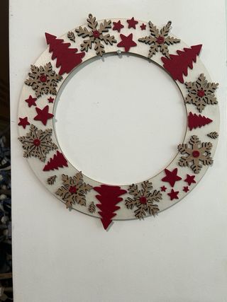 Ghirlande in Legno Decorazioni Natalizie