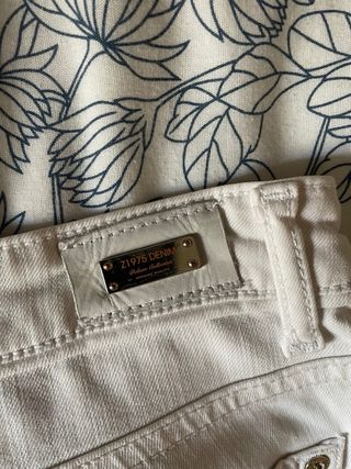 Pantalón vaquero blanco