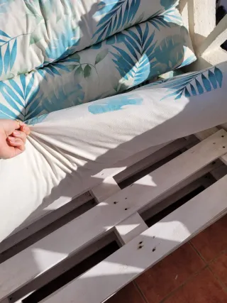 Sofá Palet Terraza Multicolor