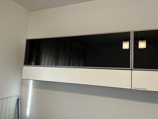 Conjunto 4 Muebles de salón negro y blanco