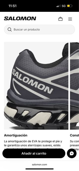 Salomon Zapatillas Gris/Blanco