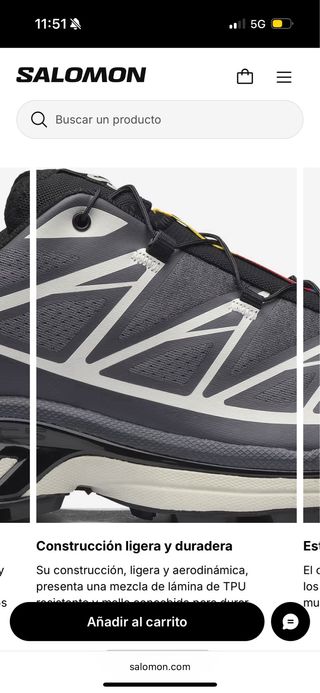 Salomon Zapatillas Gris/Blanco