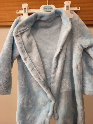 Pijama Polar Infantil Azul