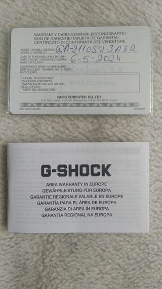 RELOJ CASIO G-SHOCK GA-2110SU-3AER MILITAR.