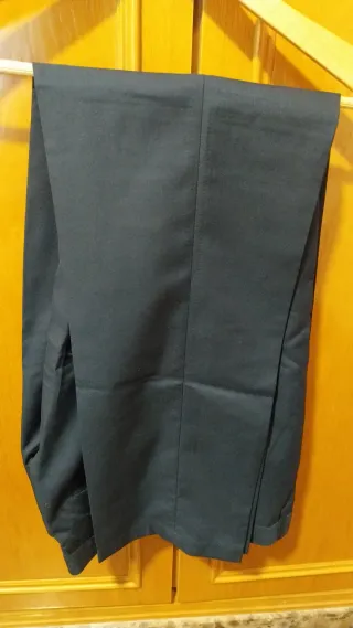 Traje de caballero azul