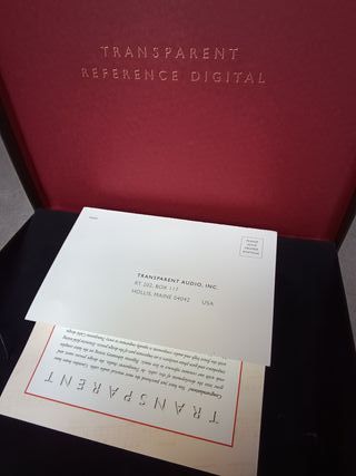 Cable Digital Transparent Reference 1m + Caja