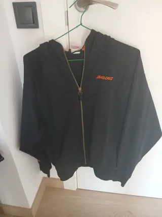Sudadera Santa Cruz Talla S Negra