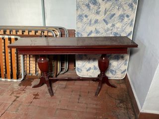 REGALO Mesa de madera grande castellana plegable