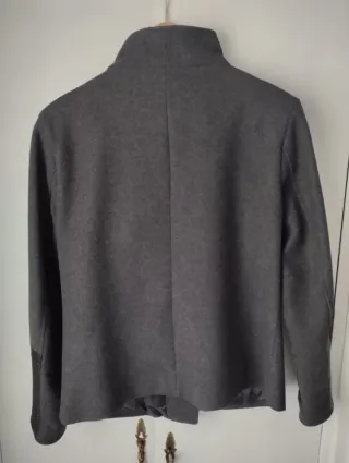 Chaqueta Zara de paño gris sz L