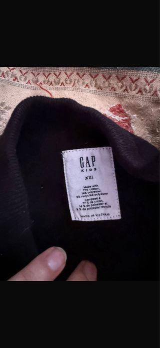 Sudadera Gap Negra