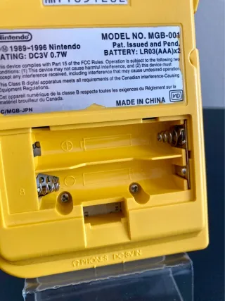 Nintendo Game Boy Pocket Amarilla IPS