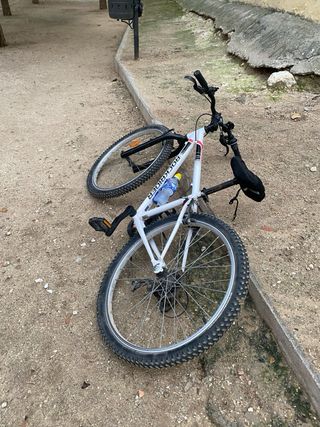 Bicicleta Rockrider Blanca