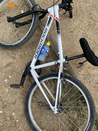Bicicleta Rockrider Blanca