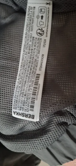 Giacca antivento uomo grigia e bianche L