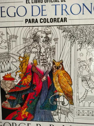 El libro oficial de Juego de Tronos para colorear