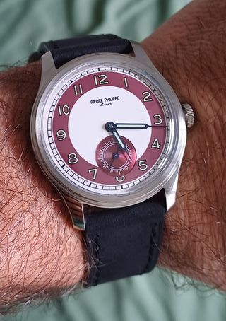 Reloj Pierre Philippe Cuerda Esfera Roja