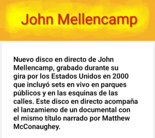 4x3 SI ENVÍO John Mellencamp The Good Samaritan