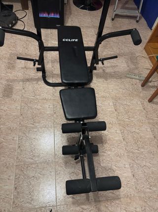 Banco de gimnasio multifuncional