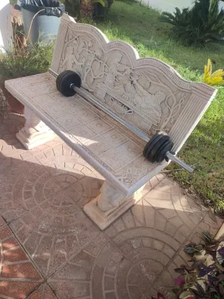 Barra de pesas con discos