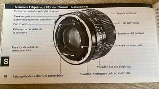 Cámara Canon AV-1 50mm