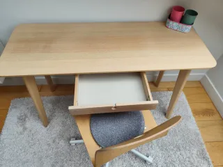 Escritorio madera IKEA 118x45cm
