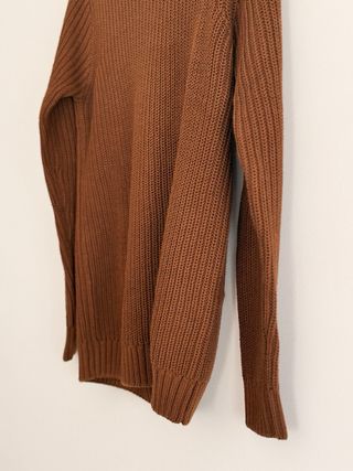 Maglione Pull&Bear marrone collo alto – Taglia XS