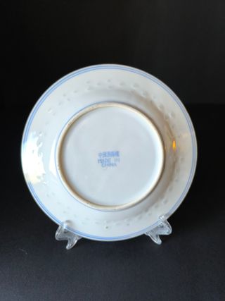 Prato 17cm Bago de Arroz Flor Porcelana China