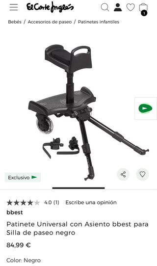 Patinete universal Bbest para silla de paseo