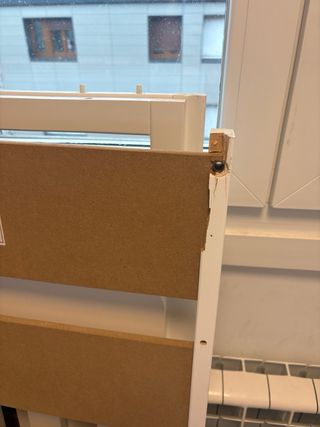 Cuna bebé Interbaby blanca y madera