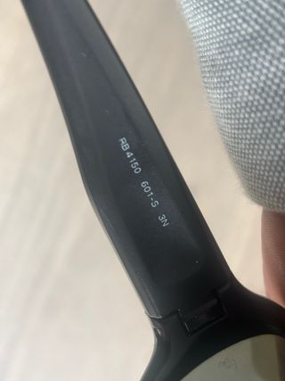 Gafas de sol Ray-Ban negras, Original 60