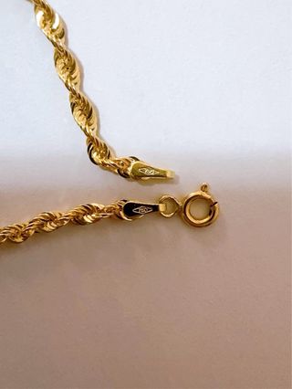 Collana funetta americana 60cm oro giallo 18kt 750