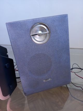 Minicadena Philips Plata y Gris