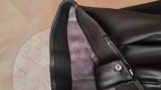 Falda ajustada larga negra