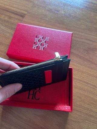 Billetera CH Negra y Roja