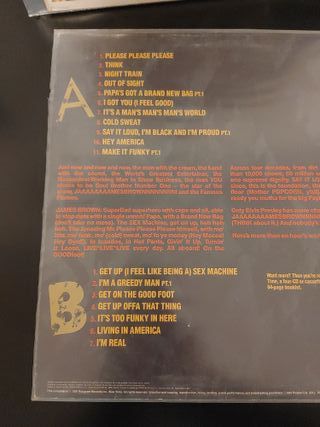 James Brown Vinilo Live & Best Of