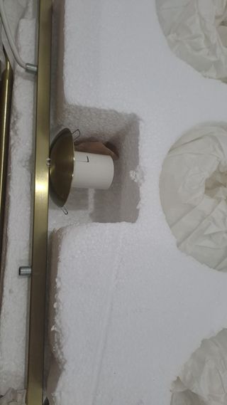 Candeeiro Sklum Dourado Metal Novo