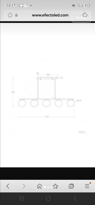 Candeeiro Sklum Dourado Metal Novo