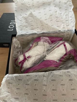 Zapatos Lodi fiesta talla 37 burdeos