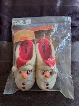 Zapatillas de casa Ysabel Mora Muñeco Nieve