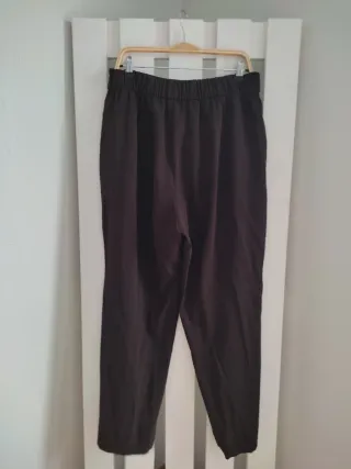 Zara: pantalón cremallera -XL-