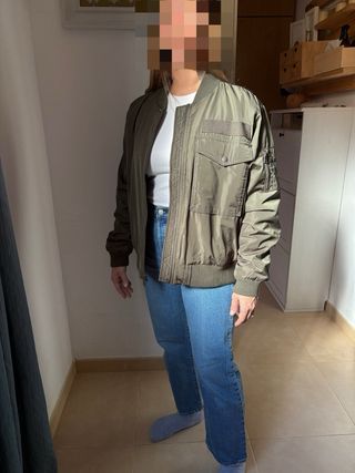 Chaqueta Bomber Levi's Verde Talla XL